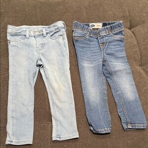 Stylish Kids Light and Medium Blue Jeans